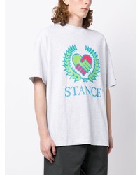 T-shirt girocollo stampata grigia di Stance