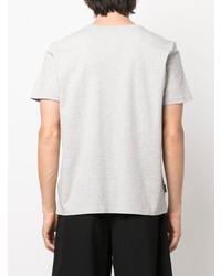 T-shirt girocollo stampata grigia di Woolrich