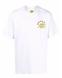 T-shirt girocollo stampata grigia di MARKET