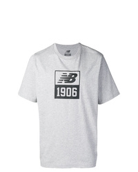 T-shirt girocollo stampata grigia di New Balance