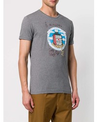 T-shirt girocollo stampata grigia di Vivienne Westwood MAN