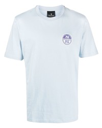 T-shirt girocollo stampata grigia di North Sails