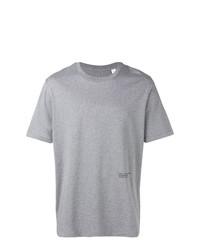 T-shirt girocollo stampata grigia di Oamc