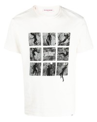 T-shirt girocollo stampata grigia di Orlebar Brown