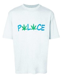 T-shirt girocollo stampata grigia di Palace