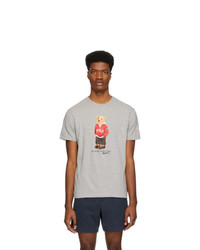 T-shirt girocollo stampata grigia di Polo Ralph Lauren