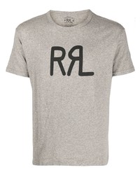 T-shirt girocollo stampata grigia di Ralph Lauren RRL