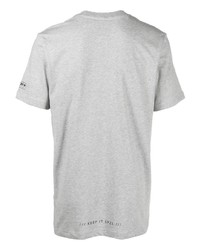 T-shirt girocollo stampata grigia di adidas
