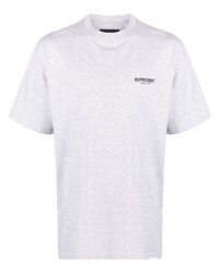 T-shirt girocollo stampata grigia di Represent