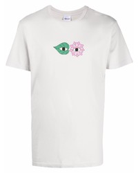 T-shirt girocollo stampata grigia di RIPNDIP