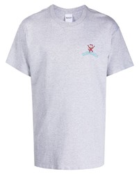 T-shirt girocollo stampata grigia di RIPNDIP