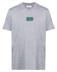 T-shirt girocollo stampata grigia di Sandro Paris