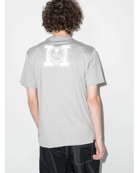 T-shirt girocollo stampata grigia di Mastermind Japan