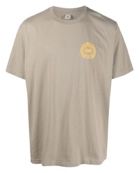 T-shirt girocollo stampata grigia di Sporty & Rich