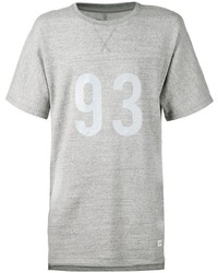 T-shirt girocollo stampata grigia di Stampd