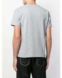 T-shirt girocollo stampata grigia di Raf Simons