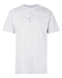 T-shirt girocollo stampata grigia di The Celect