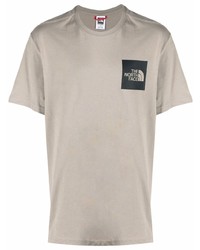 T-shirt girocollo stampata grigia di The North Face