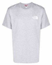 T-shirt girocollo stampata grigia di The North Face