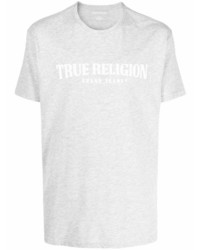 T-shirt girocollo stampata grigia di True Religion