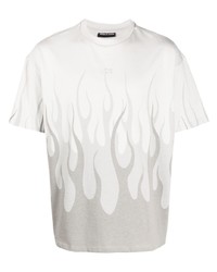 T-shirt girocollo stampata grigia di Vision Of Super