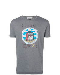 T-shirt girocollo stampata grigia di Vivienne Westwood MAN