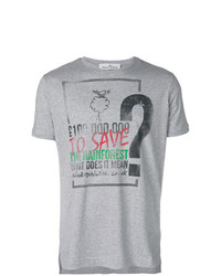 T-shirt girocollo stampata grigia di Vivienne Westwood