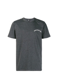 T-shirt girocollo stampata grigio scuro di A.P.C.