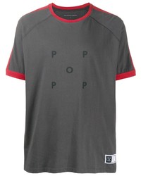 T-shirt girocollo stampata grigio scuro di Camper