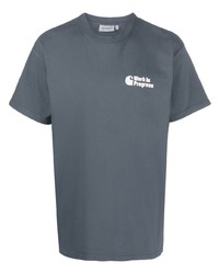 T-shirt girocollo stampata grigio scuro di Carhartt WIP