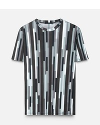 T-shirt girocollo stampata grigio scuro di Christopher Kane