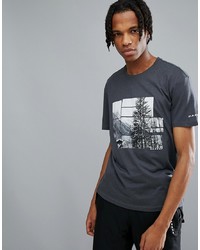T-shirt girocollo stampata grigio scuro di DARE 2B