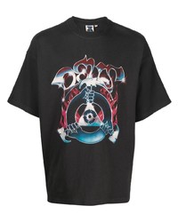 T-shirt girocollo stampata grigio scuro di Deus Ex Machina