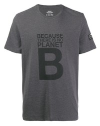 T-shirt girocollo stampata grigio scuro di ECOALF