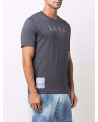 T-shirt girocollo stampata grigio scuro di McQ