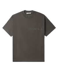 T-shirt girocollo stampata grigio scuro di FEAR OF GOD ESSENTIALS