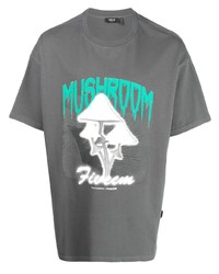 T-shirt girocollo stampata grigio scuro di FIVE CM