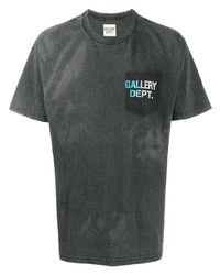 T-shirt girocollo stampata grigio scuro di GALLERY DEPT.