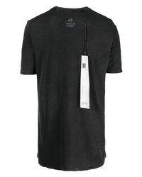 T-shirt girocollo stampata grigio scuro di 11 By Boris Bidjan Saberi