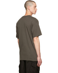 T-shirt girocollo stampata grigio scuro di Undercover