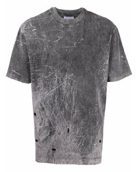 T-shirt girocollo stampata grigio scuro di Han Kjobenhavn