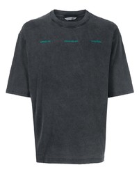 T-shirt girocollo stampata grigio scuro di Holzweiler