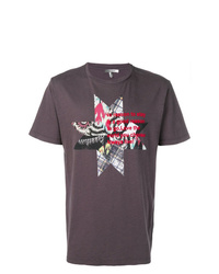 T-shirt girocollo stampata grigio scuro di Isabel Marant