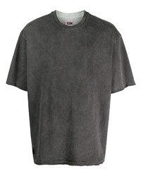 T-shirt girocollo stampata grigio scuro di Izzue