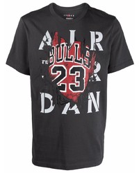 T-shirt girocollo stampata grigio scuro di Jordan
