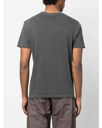 T-shirt girocollo stampata grigio scuro di Parajumpers