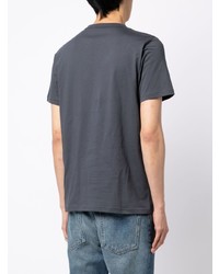 T-shirt girocollo stampata grigio scuro di agnès b.