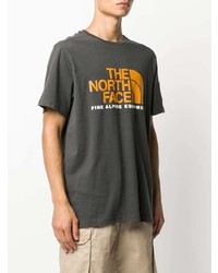 T-shirt girocollo stampata grigio scuro di The North Face