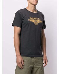 T-shirt girocollo stampata grigio scuro di Ralph Lauren RRL