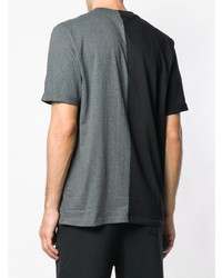 T-shirt girocollo stampata grigio scuro di Fila